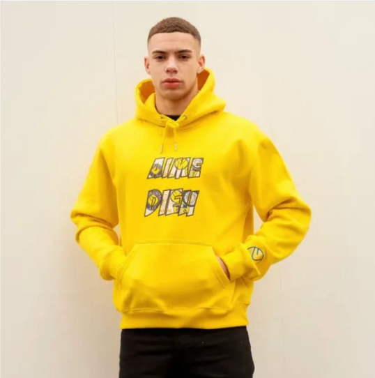 LUFC X AD Yellow Hoodie