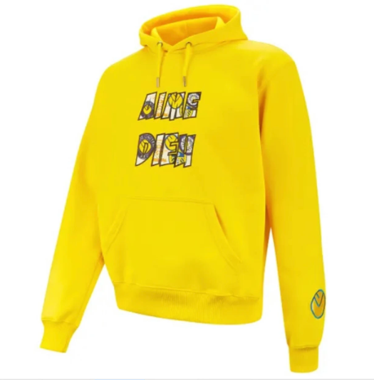LUFC X AD Yellow Hoodie