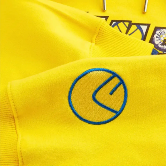 LUFC X AD Yellow Hoodie