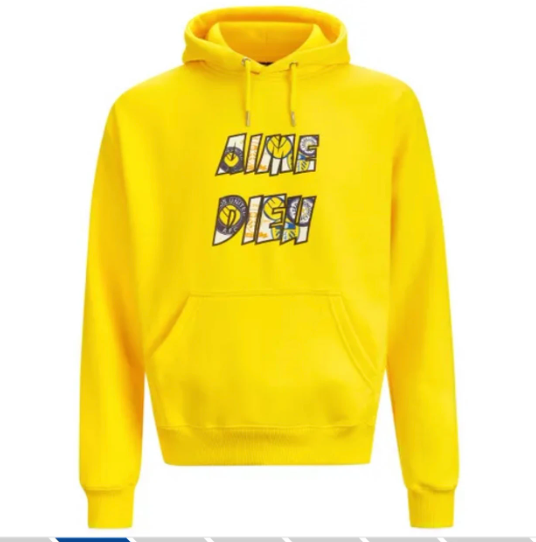 LUFC X AD Yellow Hoodie