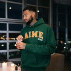 AIMEDIEU Mens Forest Green Hoodie