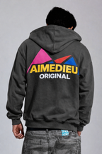 Regular Back Graphic Print Hoodie AIMEDIEU