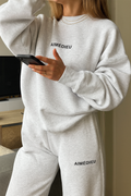 Women's Varsity Oversized Sweatshirt & Joggers Set