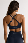 Womens Sports Bra Blue AIMEDIEU
