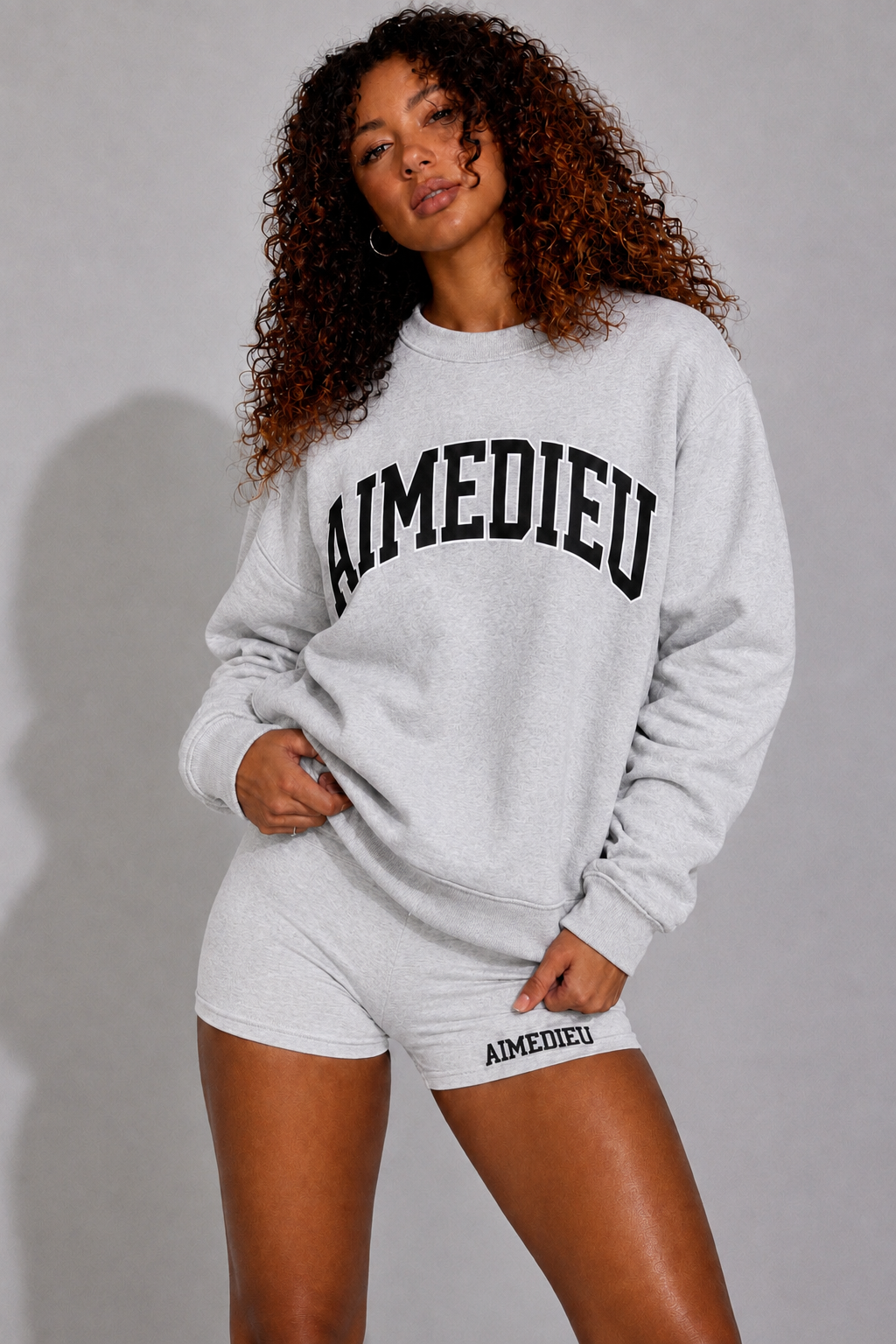 Women's Varsity Relaxed Sweatshirt & Joggers Set