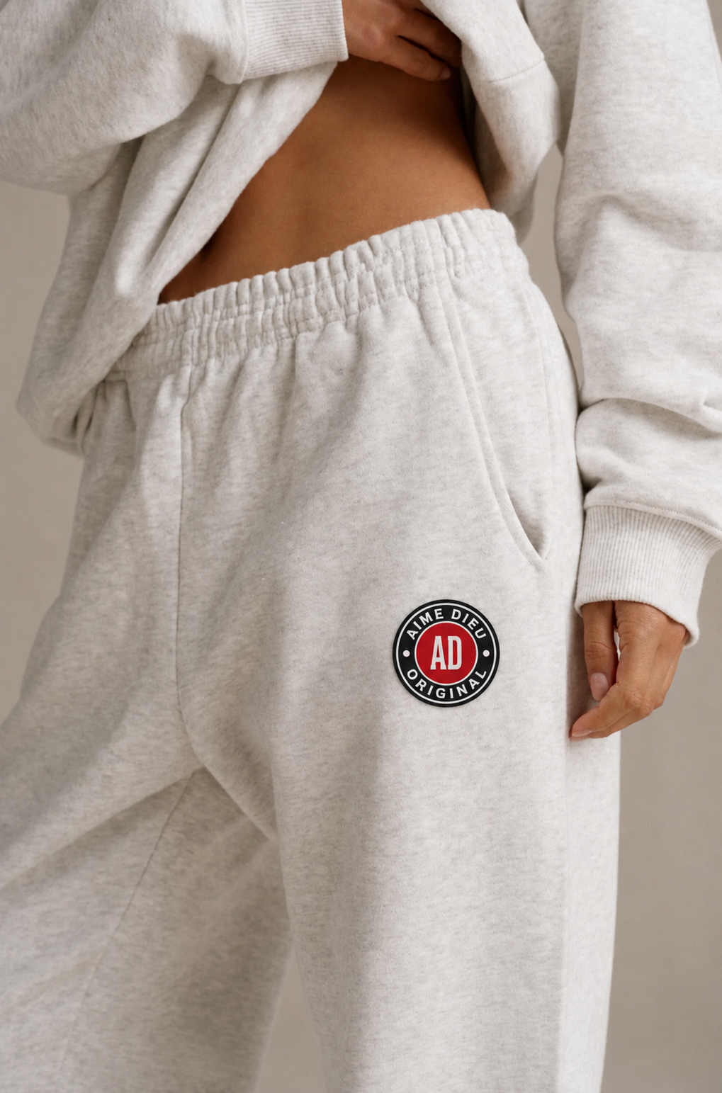 Womens Loungewear Embroidery Joggers AIMEDIEU
