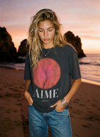 Womens AIME Rockstar oversized T-Shirt AIMEDIEU