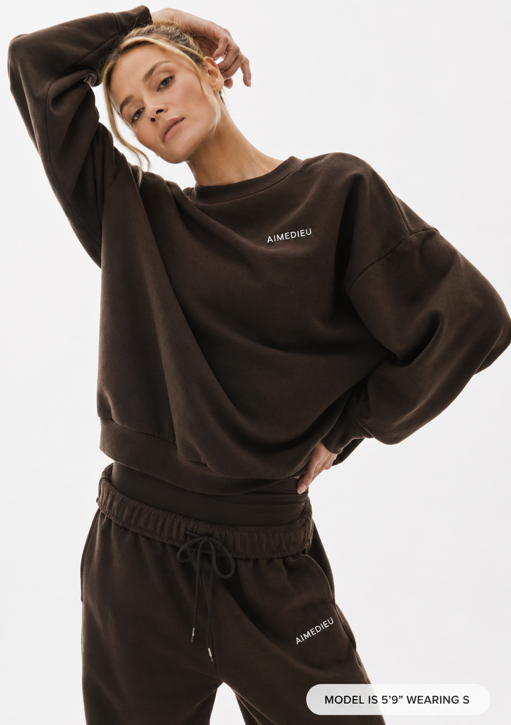 Women's ICON Oversized Crewneck Sweatshirt – Black & Grey