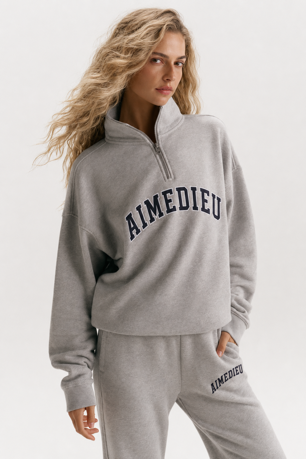 Women's Quarter-Zip Airport Tracksuit Set