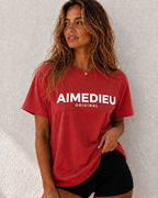 Womens Relaxed Regular Holiday Tees AIMEDIEU