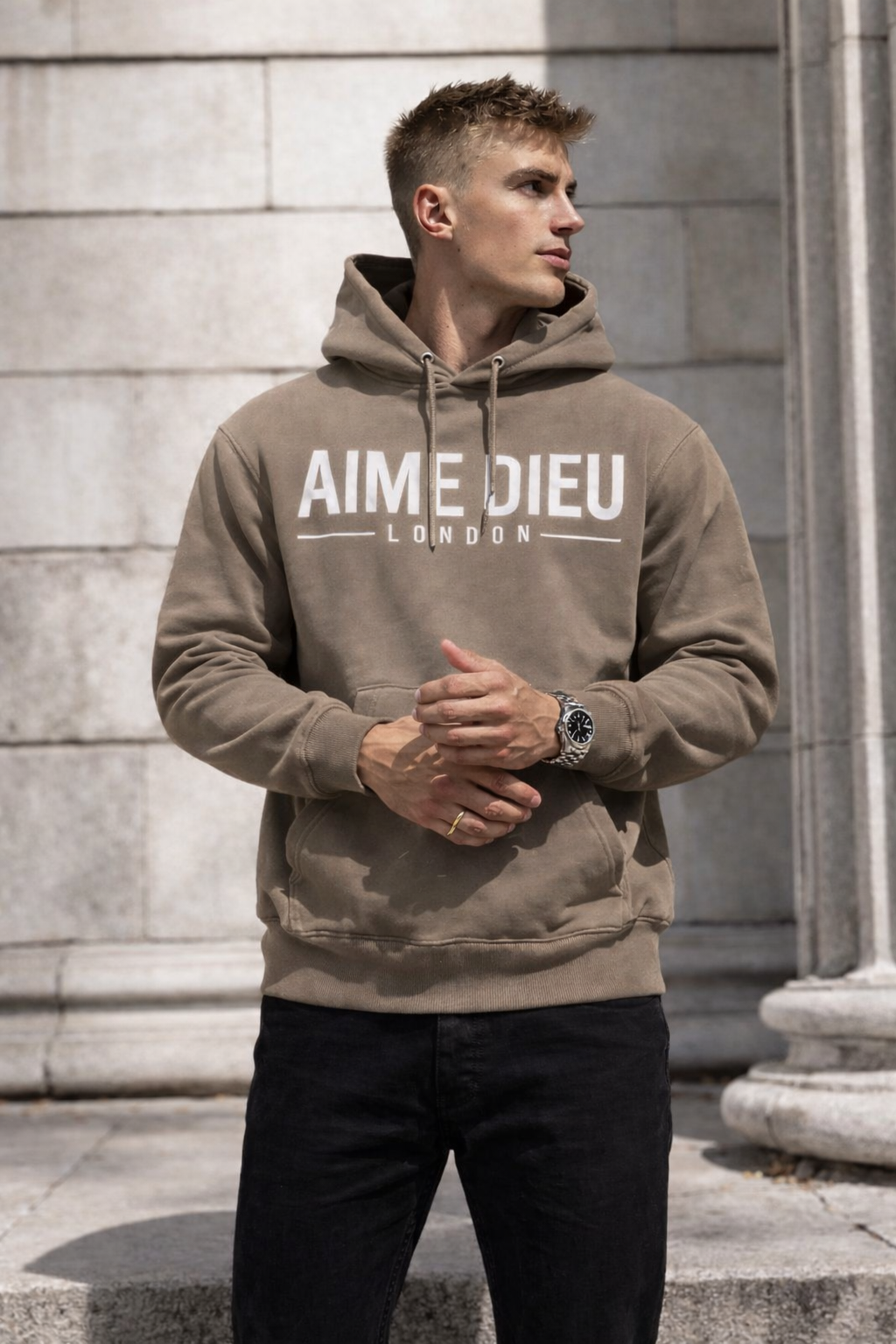 AIMEDIEU Block Oversized Hoodies