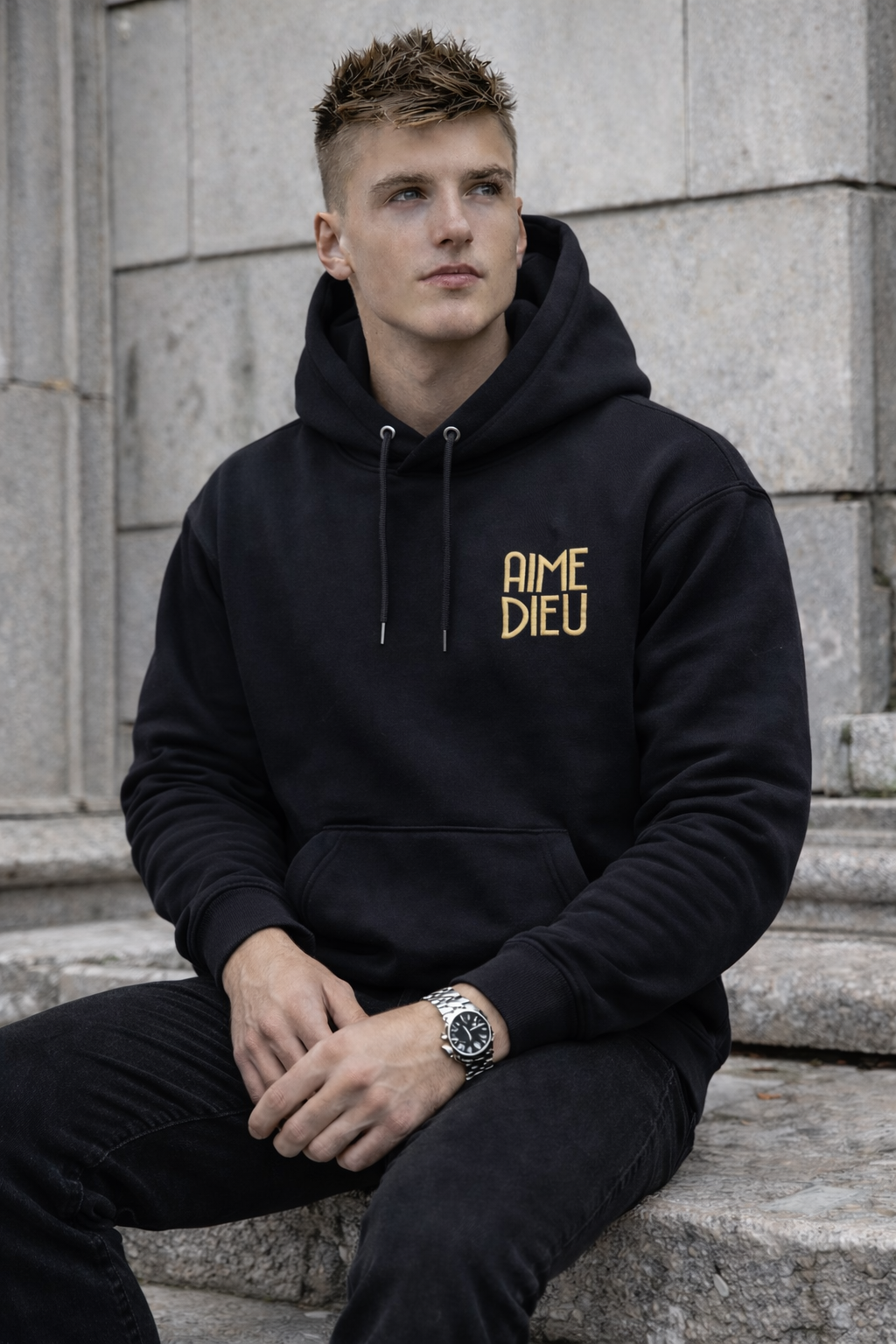 AIMEDIEU Gold Hoodie