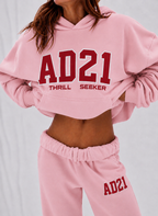 Women's Relaxed Hoodie & Joggers Airport Set