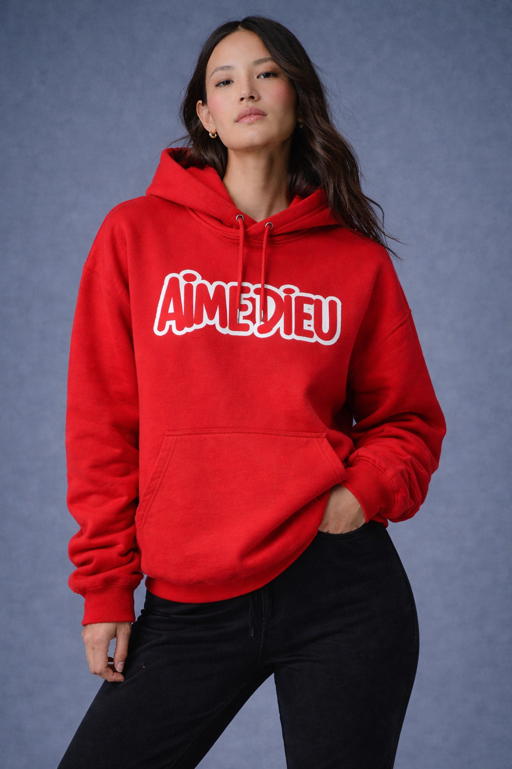 Womens bubble block hoodie