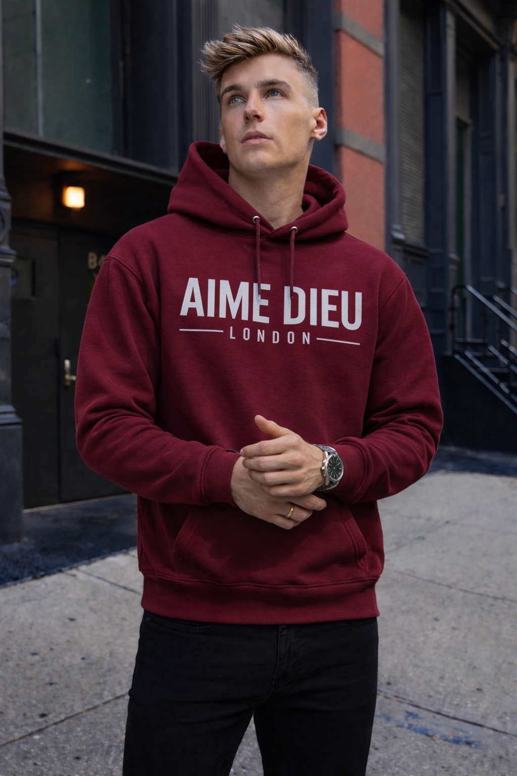 AIMEDIEU Block Oversized Hoodies