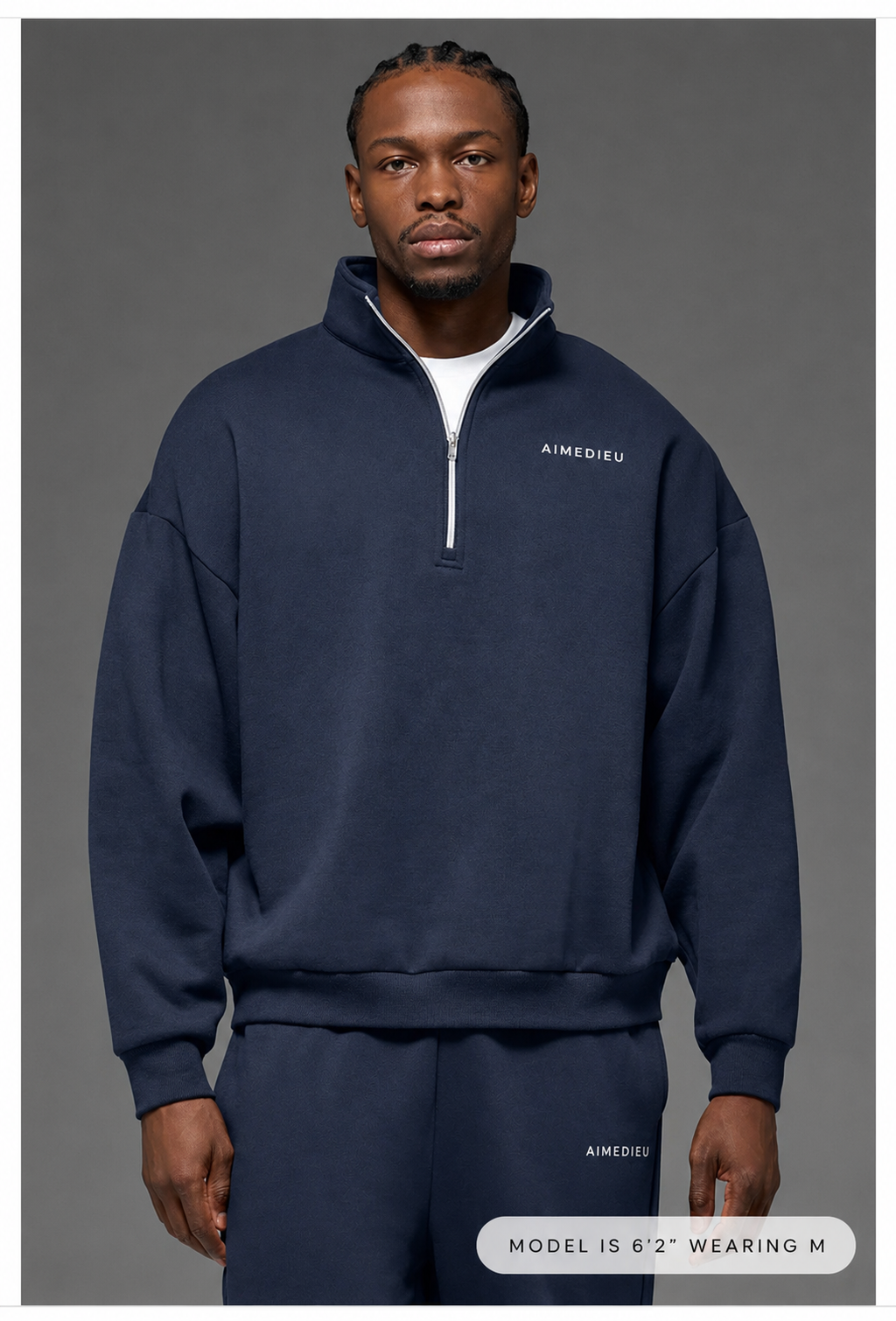 AIMEDIEU ICON Unisex Relaxed Quarter-Zip Pullover