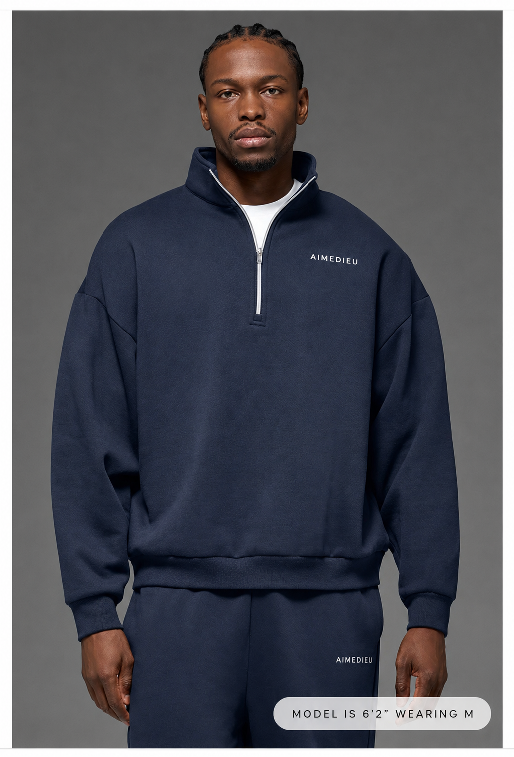 AIMEDIEU ICON Unisex Relaxed Quarter-Zip Pullover