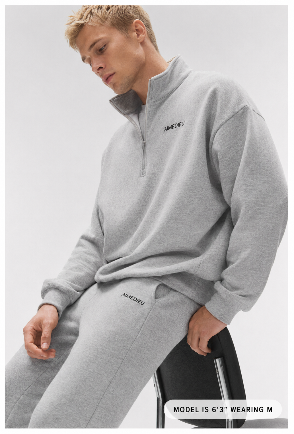 AIMEDIEU ICON Unisex Relaxed Quarter-Zip Pullover