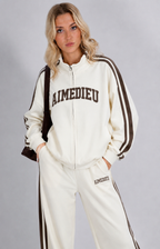 Women's Zip-Up Top & Joggers Airport Tracksuit Set