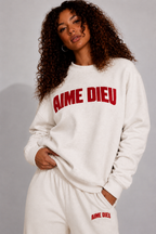 Women's Relaxed-Fit Loungewear Sweatshirt