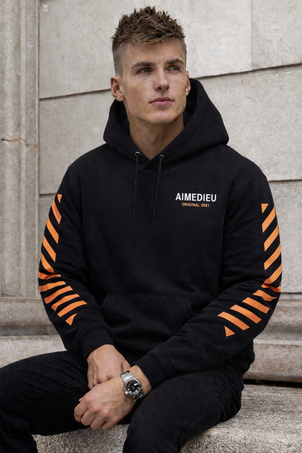 Aimedieu orange stripe