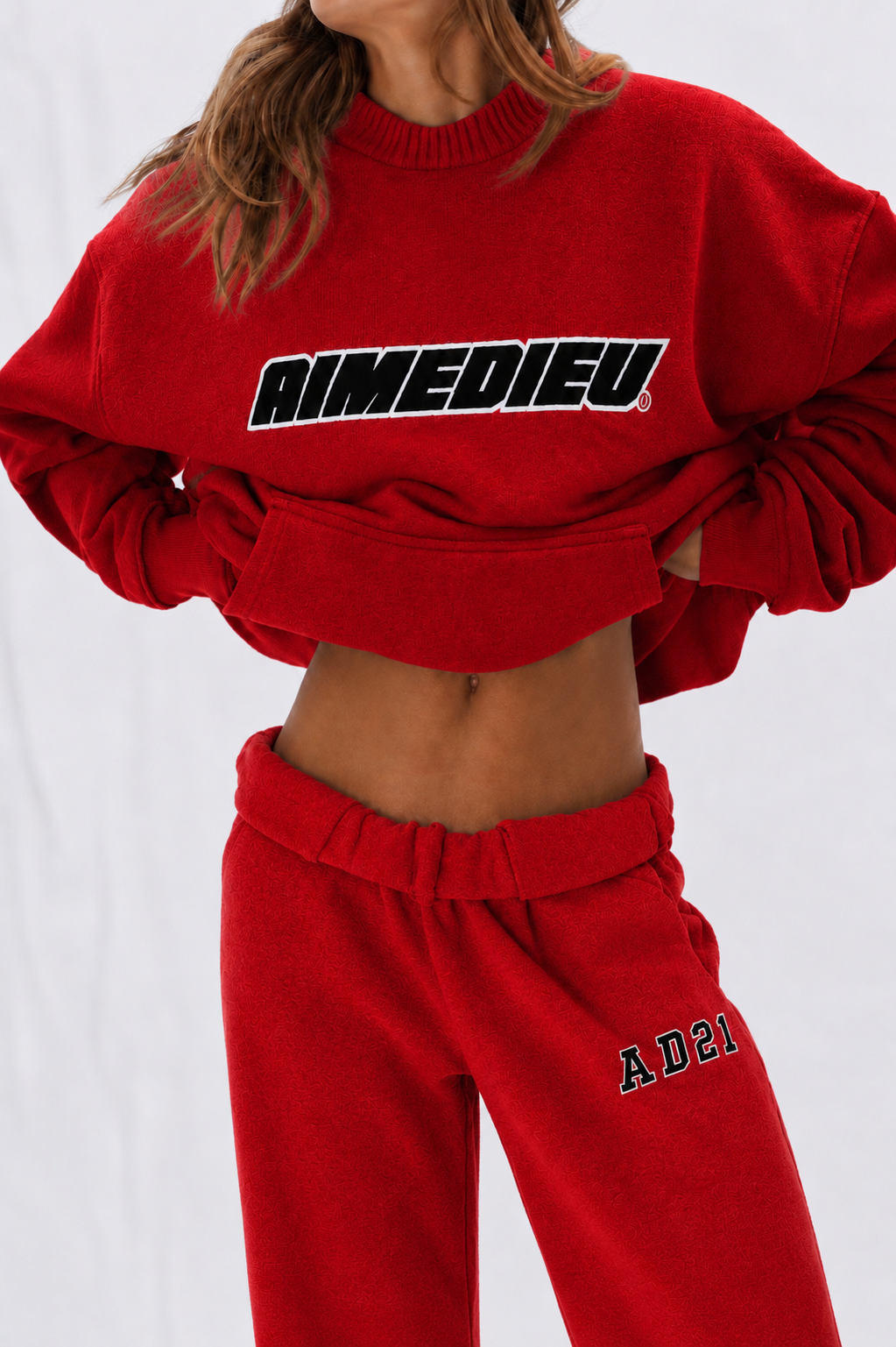 Women's Relaxed Sweatshirt & Joggers Loungewear Set