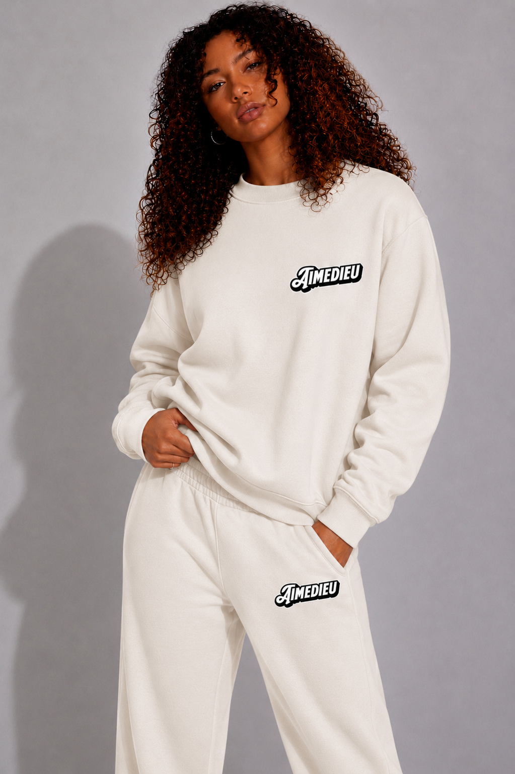 Women's Relaxed Sweatshirt & Joggers Set