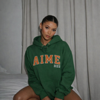 Ladies Forest Green hoodie Regular