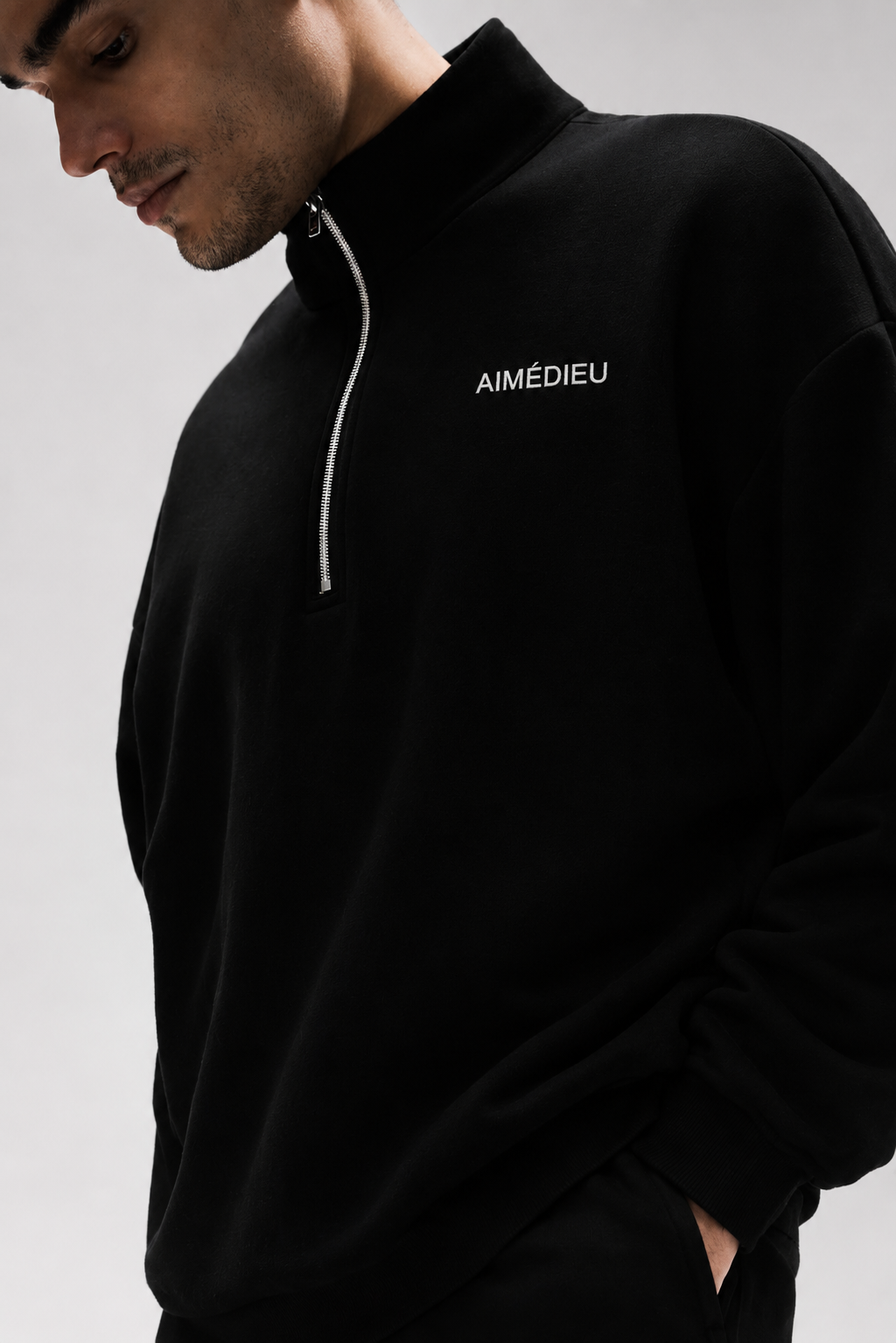 AIMEDIEU ICON Unisex Relaxed Quarter-Zip Pullover