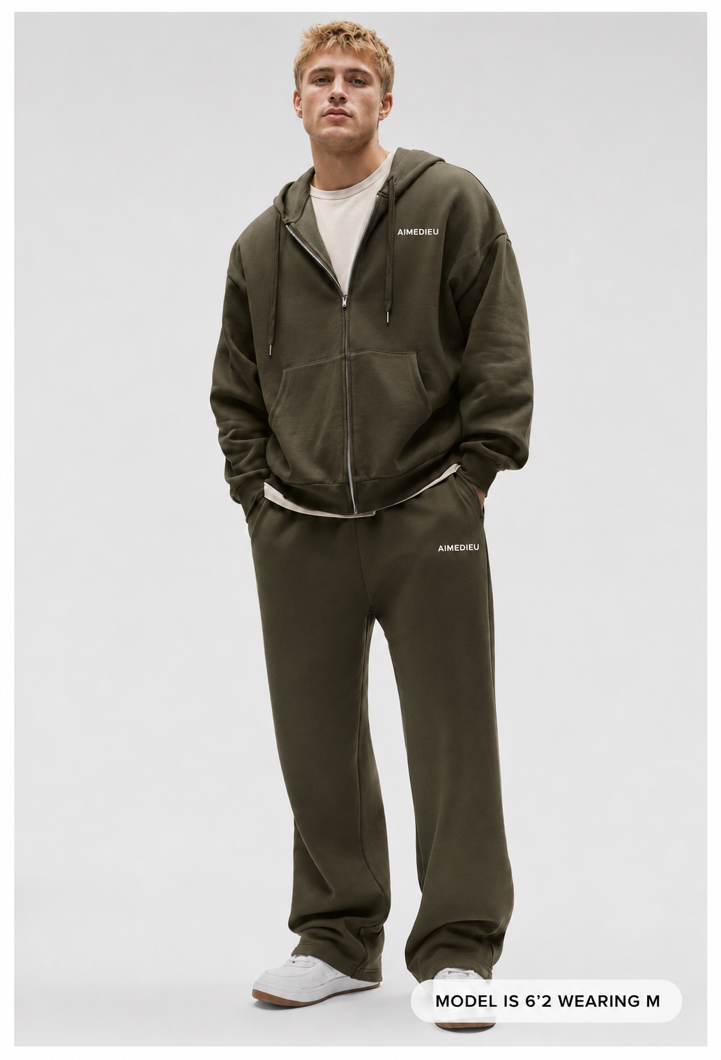 AIMEDIEU ICON Unisex Oversized Full-Zip Hoodie