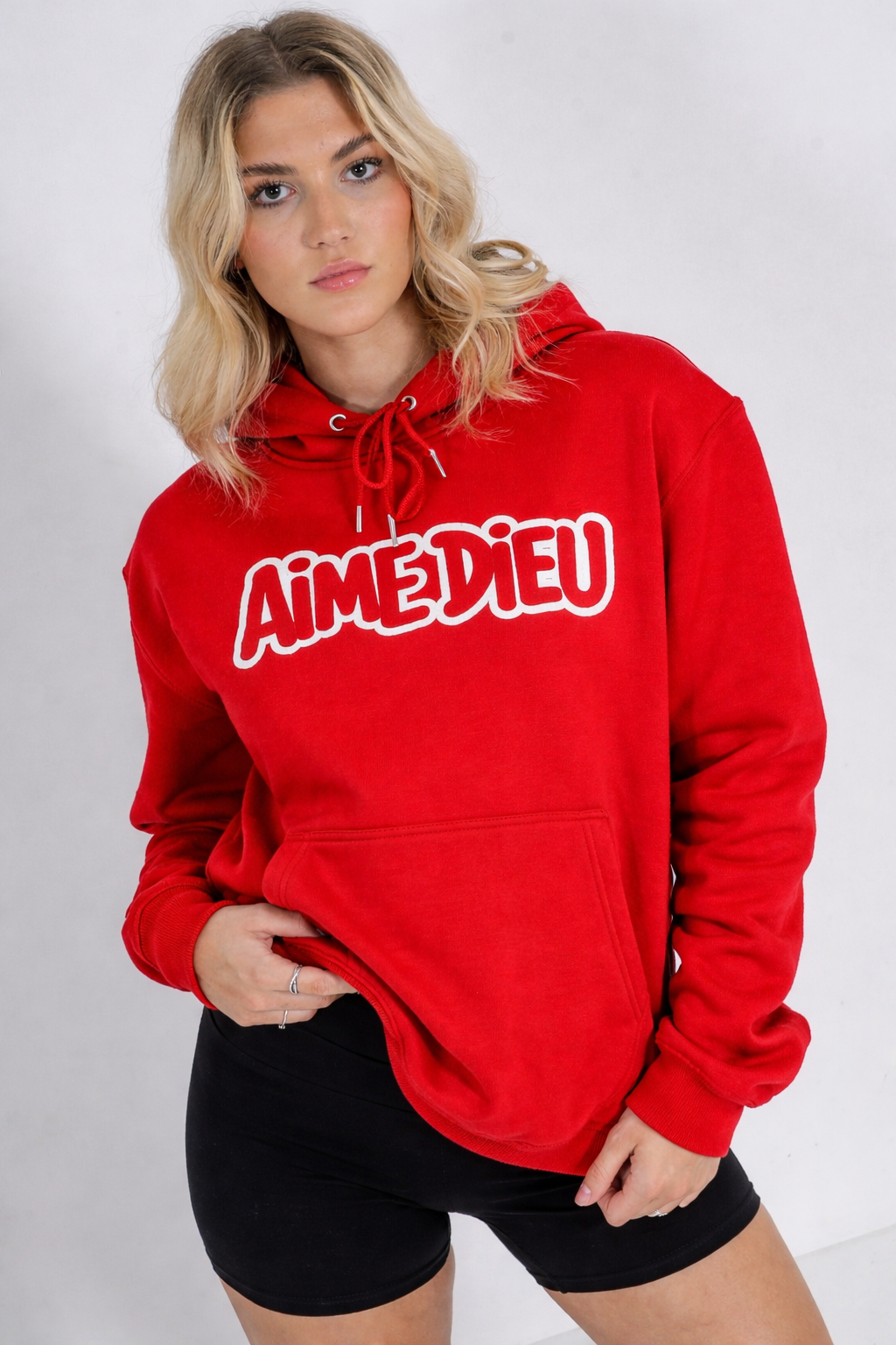 Womens bubble block hoodie