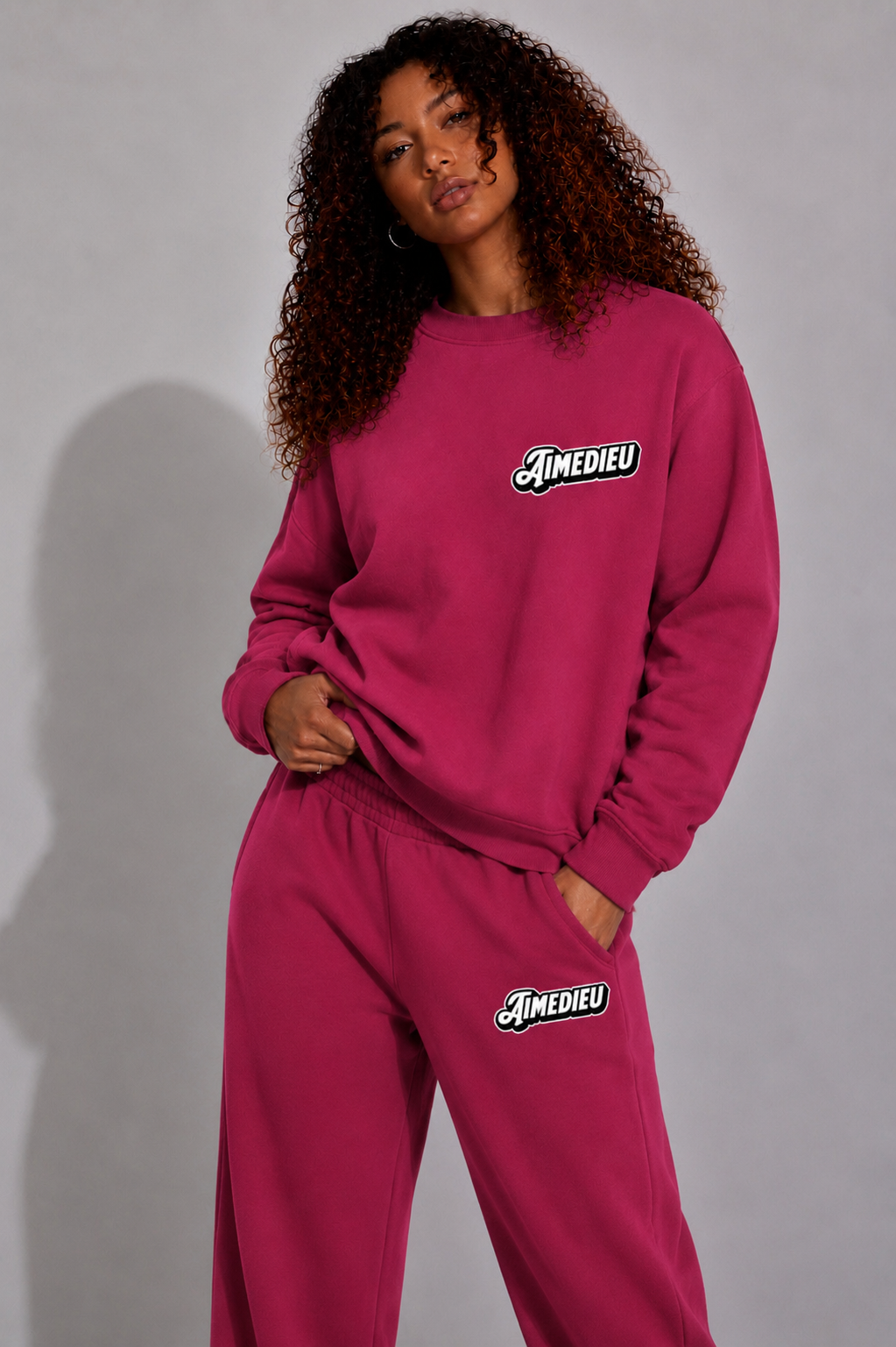 Women's Relaxed Sweatshirt & Joggers Set