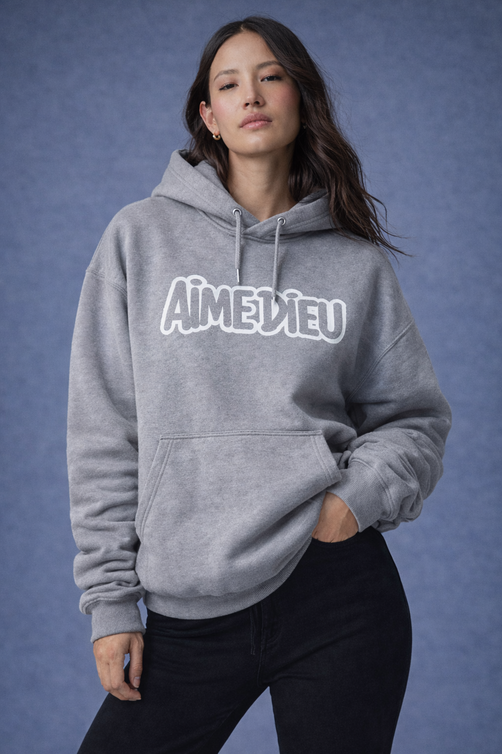 Womens bubble block hoodie