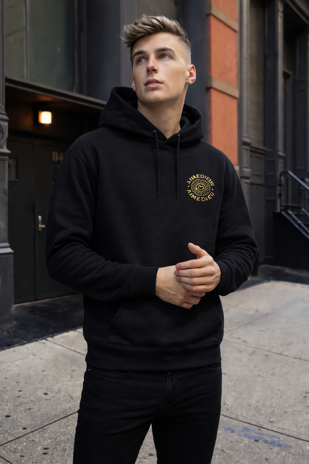 Aimedieu circle hoodie