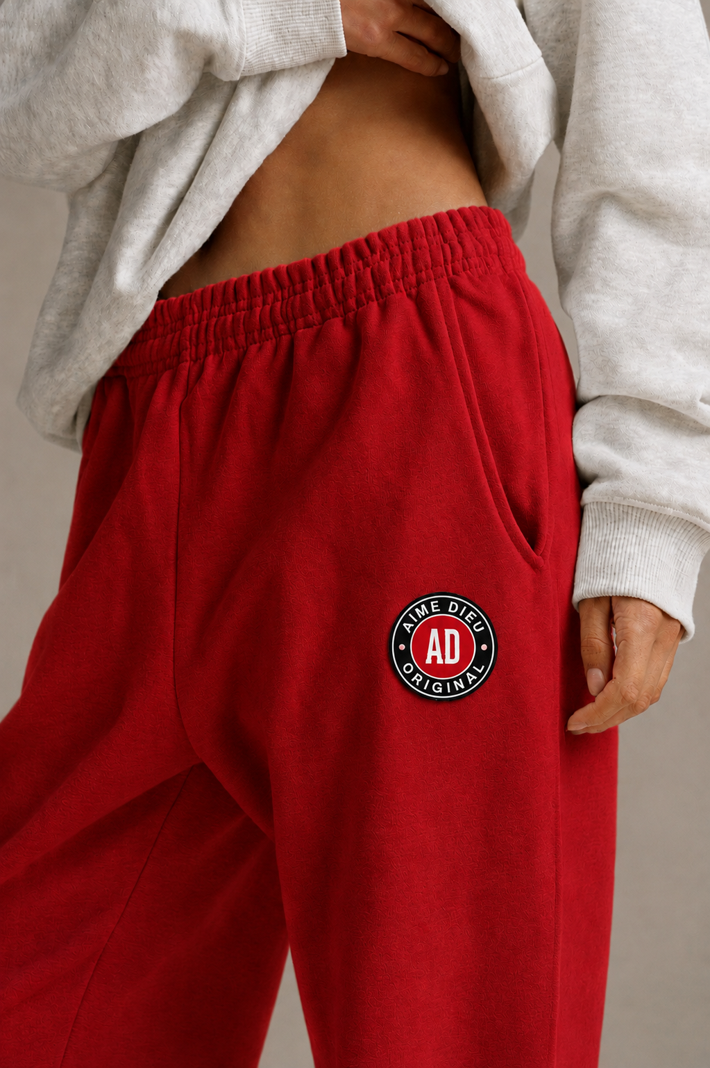Womens Loungewear Embroidery Joggers AIMEDIEU