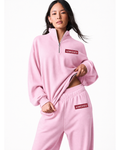 Women's Quarter-Zip Sweatshirt & Joggers Airport Set