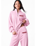 Women's Quarter-Zip Sweatshirt & Joggers Airport Set
