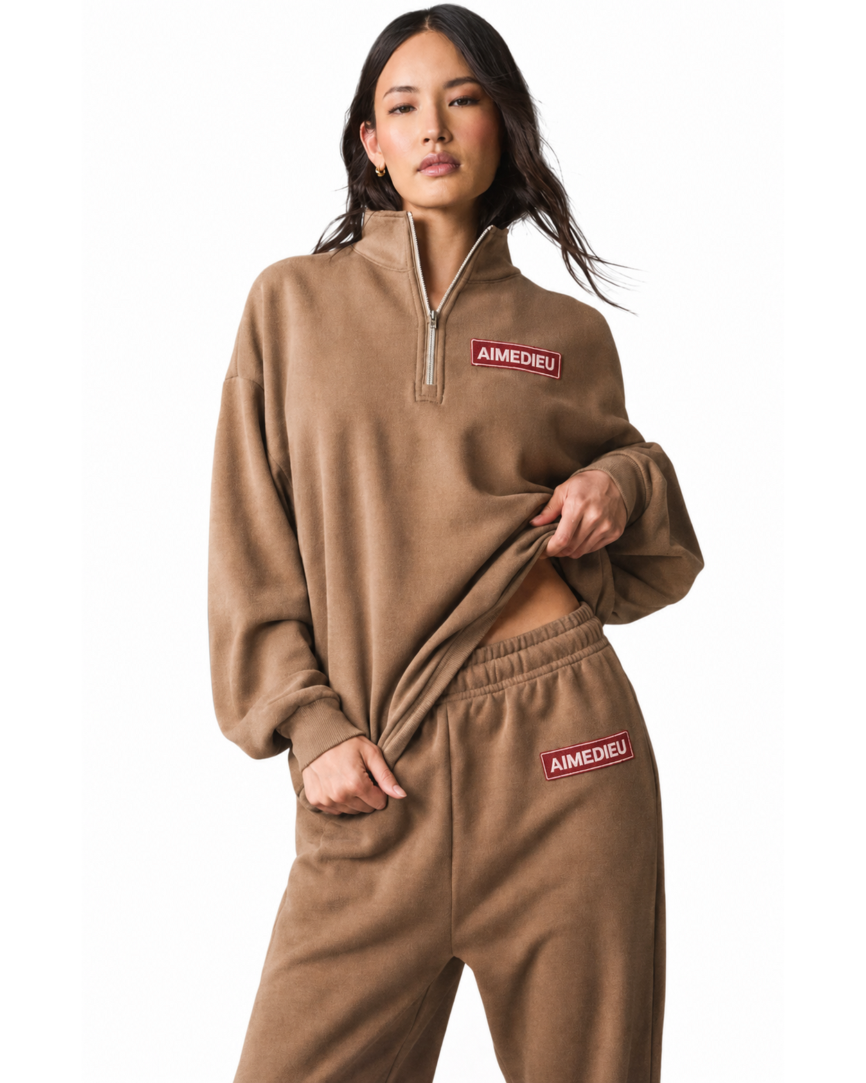 Womens Matching Airport Tracksuit Set - Top & Joggers AIMEDIEU