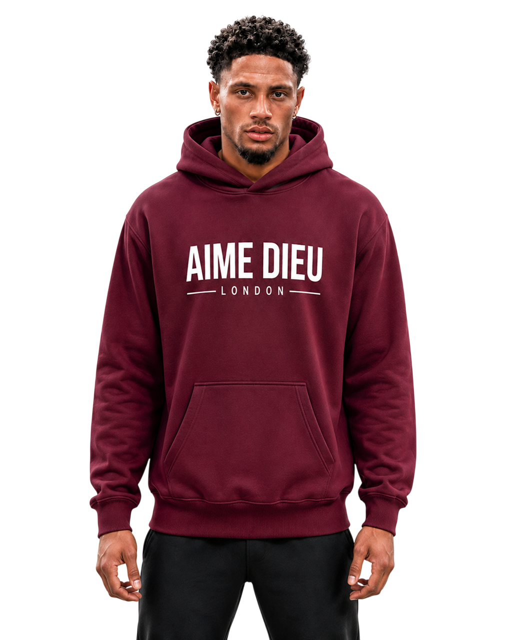 Oversized Block Style Hoodie AIMEDIEU 80% OFF