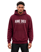 Oversized Block Style Hoodie AIMEDIEU 80% OFF