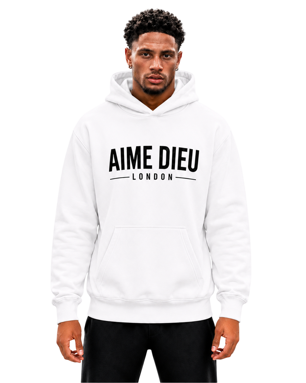 Oversized Block Style Hoodie AIMEDIEU 80% OFF