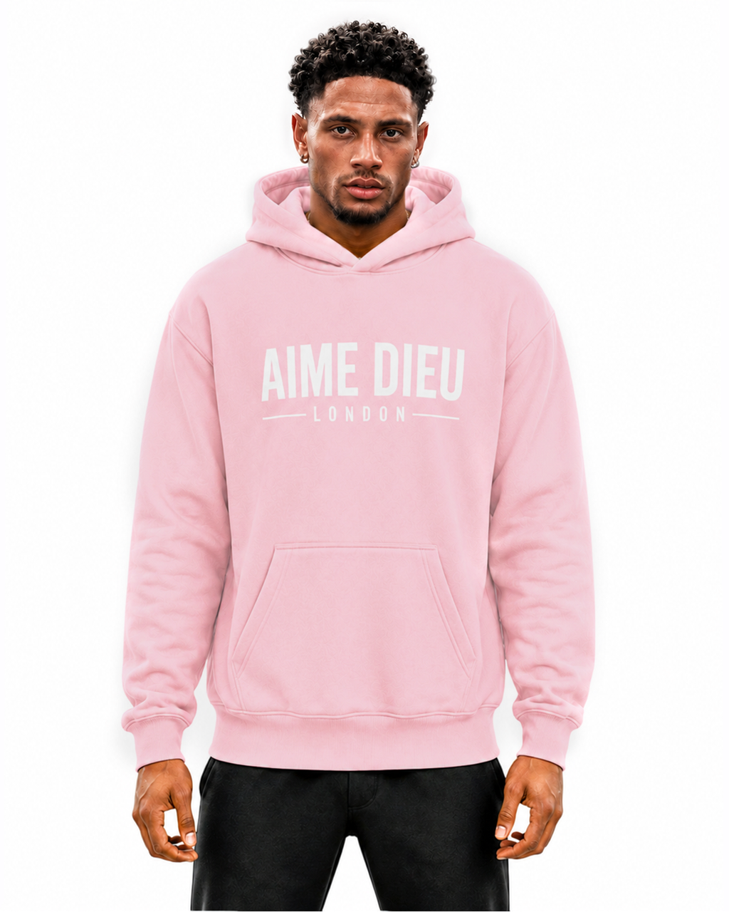 Oversized Block Style Hoodie AIMEDIEU 80% OFF
