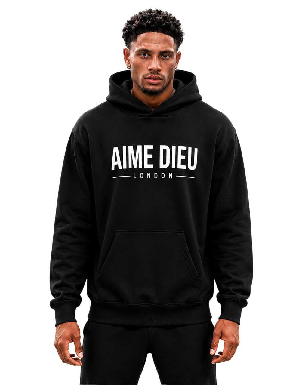 Oversized Block Style Hoodie AIMEDIEU 80% OFF