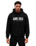 Oversized Block Style Hoodie AIMEDIEU 80% OFF