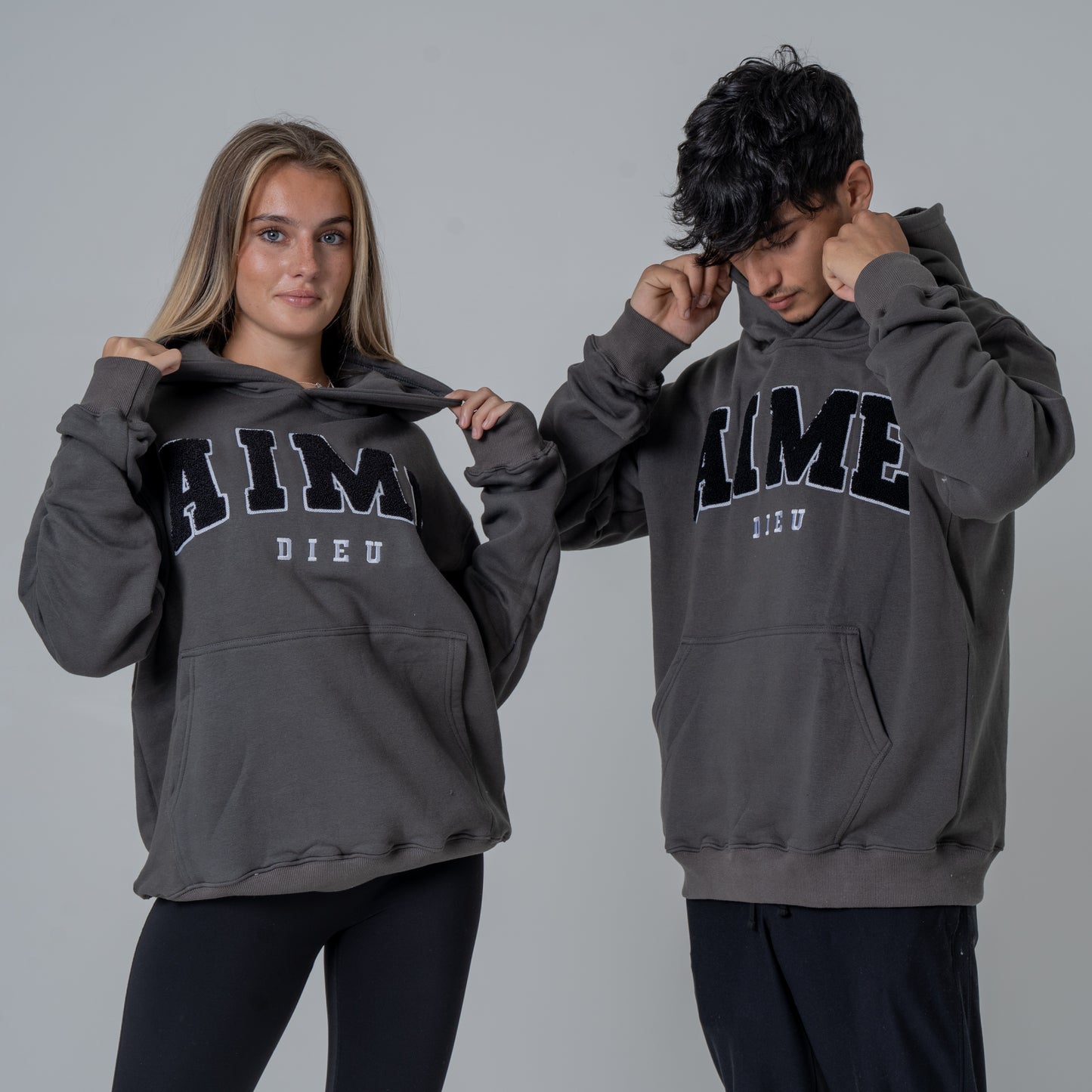 Aime Dieu Regular Chenille Hoodie