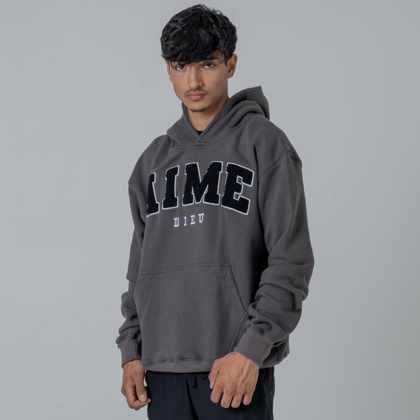 Aime Dieu Regular Chenille Hoodie