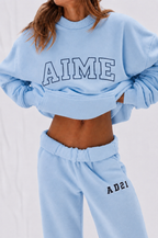 Women's Relaxed Sweatshirt & Joggers Set