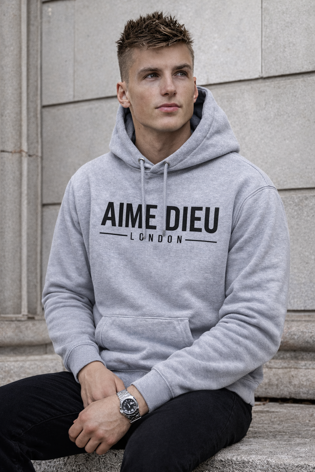 AIMEDIEU Block Oversized Hoodies