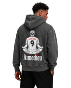 Relaxed Statement Hoodie - LOVEGOD - Print AIMEDIEU