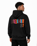 Relaxed Basketball Graphic Hoodie - AIMEDIEU